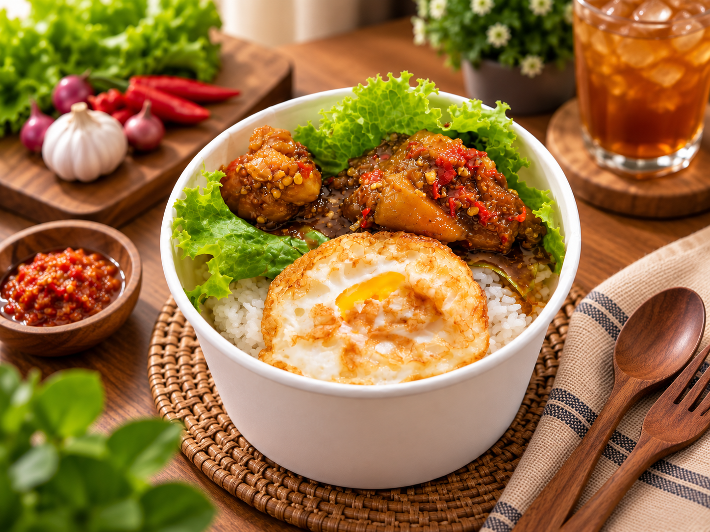 Ayam Telur Bowl